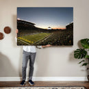 Oregon Ducks Football Team Print - Eugene Autzen Stadium