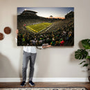 Oregon Stadium Canvas Wall Art - Captivating Game Day Scene