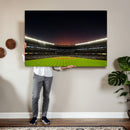 Yankee Stadium Night Game Triple Canvas, Yankee Stadium