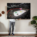 Vaudoise Lausanne Ice Hockey Arena Stadium Wall Art Canvas,