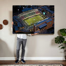 University of North Texas Mean Green Football Artwork,