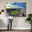Framed USF Bulls Football Team Print - Tampa Raymond James