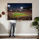 Clemson University Tigers Art Print, Football Team Print -