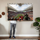 Miami Hurricanes Football Team Wall Art Print - Miami Hard