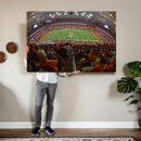 Syracuse University Orange Football Canvas Print, Football