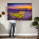 The Louisiana State University Tigers Football Team Print -