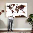 World Map Canvas Print – Detailed Map of the World Wall Art by MyGreatCanvas | Canvas Wall Art Prints | Photo Prints & Wall Decor