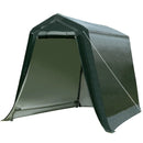 Outdoor Carport Shed with Sidewalls and Waterproof Ripstop Cover by LJGDeals