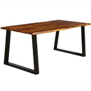 Rectangular Acacia Wood Dining Table by LJGDeals