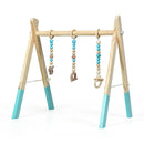 Portable 3 Wooden Newborn Baby Exercise Activity Gym Teething Toys Hanging Bar by LJGDeals
