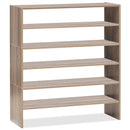3 Pieces 31-Inch Stackable Multi-Shape Shoe Rack