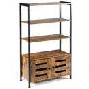 Industrial Storage Shelf with 2 Shutter Doors by LJGDeals