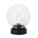 7''H Cordless Lamps Glass Nightlight with 6-Hours Timer(Black) by JHY DESIGN