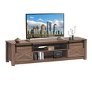 65 Inch Flat Sliding Barn Door TV Stand by LJGDeals