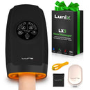 LX3 Carpal Tunnel & Wrist Pain Relief Device, Heated Air Compression Hand Massager, Charcoal Black