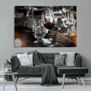 Red Wine and Glass Canvas Print by MyGreatCanvas | Canvas Wall Art Prints | Photo Prints & Wall Decor