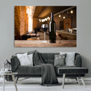 Wine and Bottle Wall Art Canvas Print by MyGreatCanvas | Canvas Wall Art Prints | Photo Prints & Wall Decor