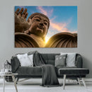 Buddha Statue and Daylight Wall Art, Buddha Statue Wall Art by MyGreatCanvas | Canvas Wall Art Prints | Photo Prints & Wall Decor