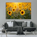 Sunflower Sunshine Wall Art Canvas Print by MyGreatCanvas | Canvas Wall Art Prints | Photo Prints & Wall Decor