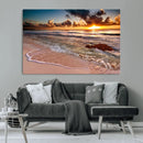 Sunset on Ocean Wall Art Canvas Print by MyGreatCanvas | Canvas Wall Art Prints | Photo Prints & Wall Decor