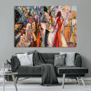 Abstract Afro American Jazz Canvas Wall Art | Music-Inspired by MyGreatCanvas | Canvas Wall Art Prints | Photo Prints & Wall Decor