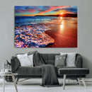 Colorful Coastal Sunset on the Beach Canvas Print, Ocean by MyGreatCanvas | Canvas Wall Art Prints | Photo Prints & Wall Decor