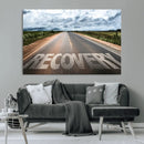 Recovery Road Wall Art Canvas Print