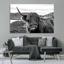 Longhorn Steer Canvas Print Wall Art, Highland Cow Canvas by MyGreatCanvas | Canvas Wall Art Prints | Photo Prints & Wall Decor
