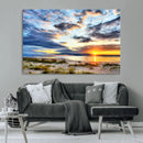 Sunset On The Ocean Wall Art Canvas Print by MyGreatCanvas | Canvas Wall Art Prints | Photo Prints & Wall Decor