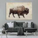 Buffalo Wall Art, Western Bison Canvas Print, Rustic Buffalo by MyGreatCanvas | Canvas Wall Art Prints | Photo Prints & Wall Decor