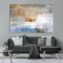 Blue Multi Panel Abstract Wall Art Canvas, Abstract Blue and