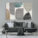 Canvas Print Wall Art Abstract Art Boho, Framed Boho Decor