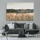 Abstract Wildflower Art Field Landscape Oil Painting Print,