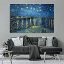 Vincent van Gogh Starry Night over the Rhone Abstract Wall