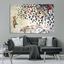Banksy Wall Art - Banksy Girl Butterfly Graffiti Wall Art
