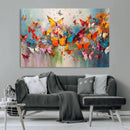 Abstract Butterfly Wall Art Canvas Print