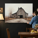 Farmhouse Rustic Barn Wall Art Canvas Print – Framed and