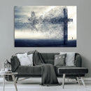 Jesus and the Fading Cross Wall Art Print – Symbol of Faith, by MyGreatCanvas | Canvas Wall Art Prints | Photo Prints & Wall Decor