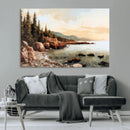 Serene Coastal View of Acadia National Park Wall Art -
