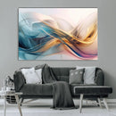 Abstract Flowing Colors Wall Art Canvas Print