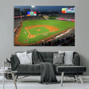 Angel Stadium Aerial Canvas Print – Los Angeles Angels