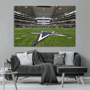 Dallas Cowboys Football Team Print - Arlington AT&T Stadium by MyGreatCanvas | Canvas Wall Art Prints | Photo Prints & Wall Decor