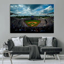 3-Panel Kauffman Stadium Wall Art Print | Large Kansas City