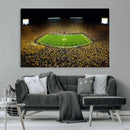 Stadium in Michigan Wall Art Canvas Print, Framed American