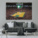 TD Garden Basketball Canvas Wall Art - Boston Celtics Live by MyGreatCanvas | Canvas Wall Art Prints | Photo Prints & Wall Decor