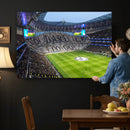 Tottenham Hotspur Stadium Canvas Print, Match Day Triple