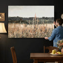 Rustic Field Landscape Wall Art Print, Giclee Canvas Wall