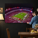 Bryant-Denny Stadium Night Game Triple Canvas Wall Art -