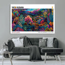 Framed Yayoi Kusama 1986 Wall Art Print – Japanese Wall Art