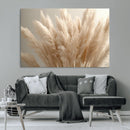 Pampas Grass Canvas Wall Art - Elegant Neutral Decor for